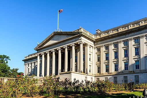 US Treasury Building