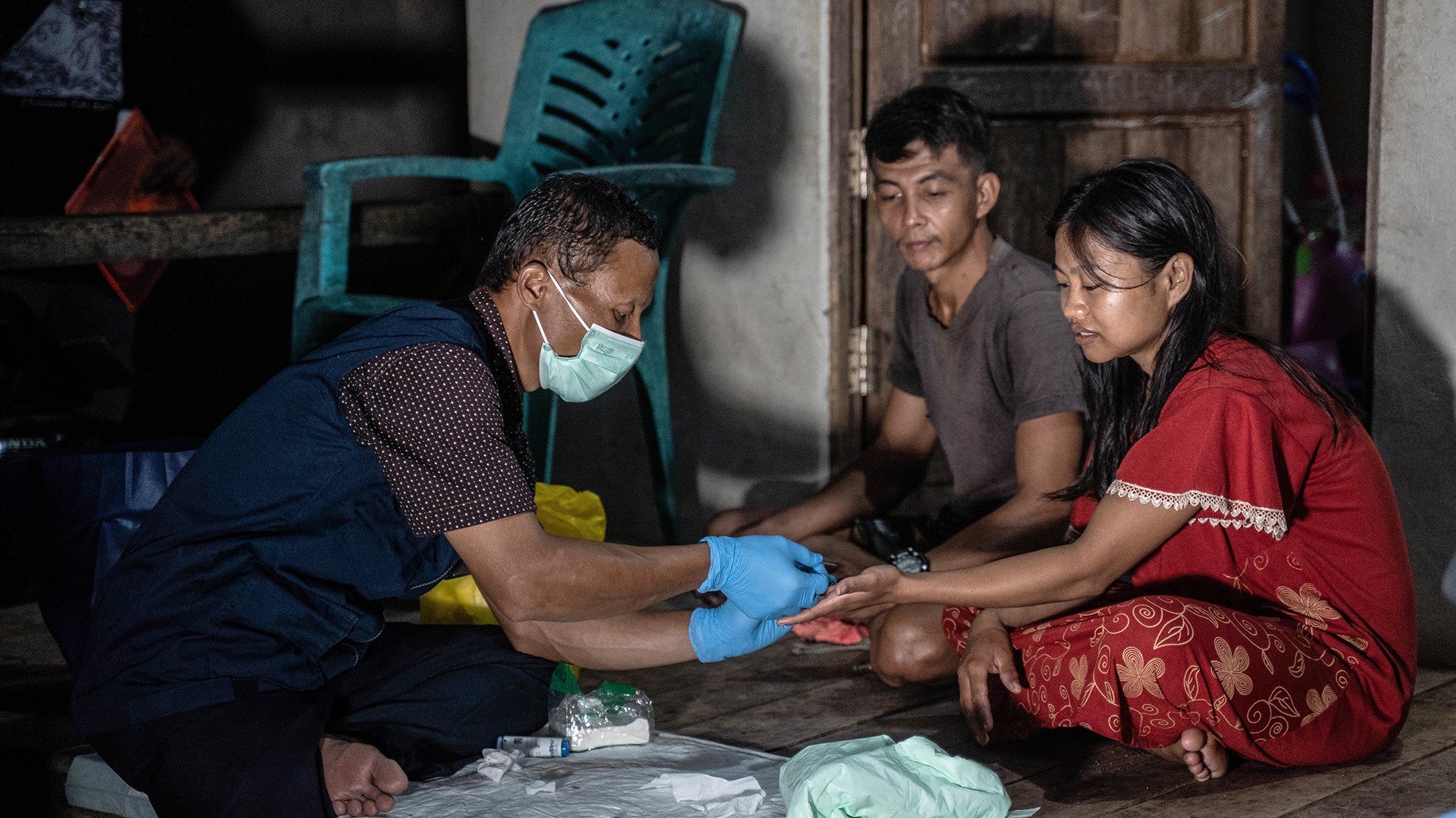 A night blood survey in Indonesia