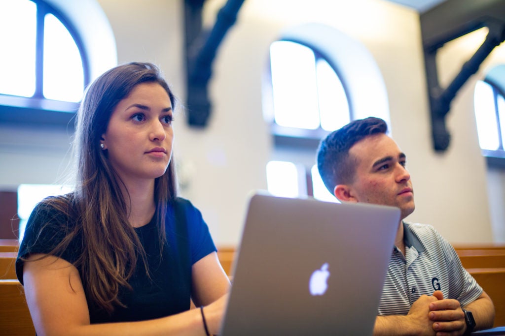 photo of students in class