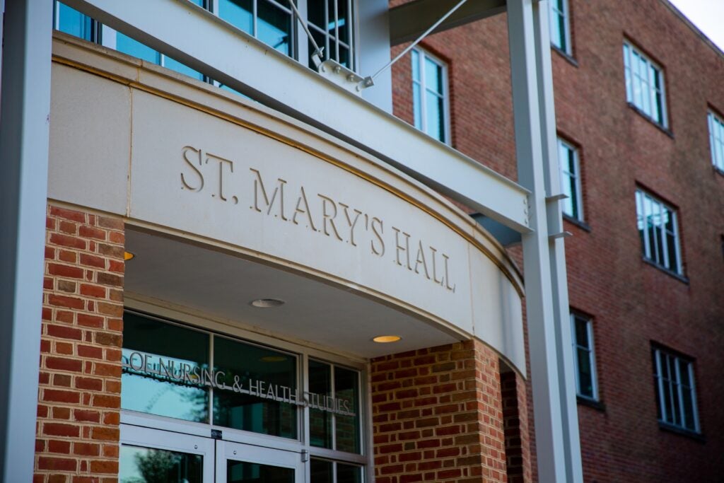 Front Entrance of St. Mary's Hall on the Georgetown Main Campus